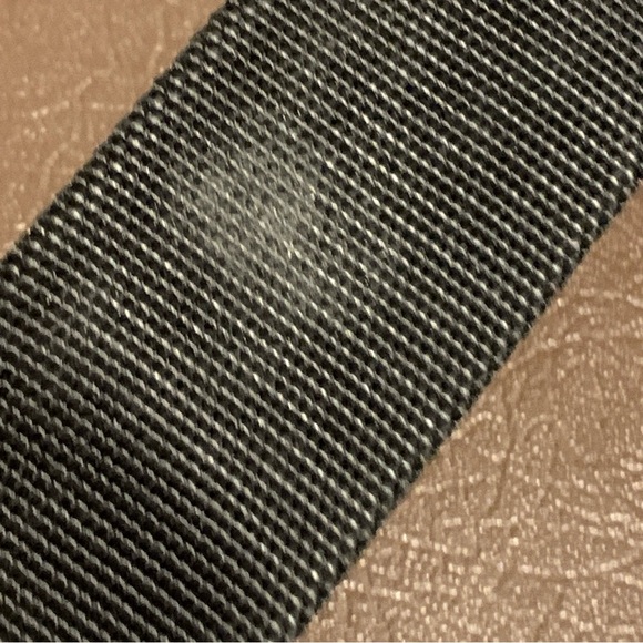 TUMI 2967D Black Leather Nylon Briefcase Laptop Shoulder Messenger Bag - Picture 15 of 16